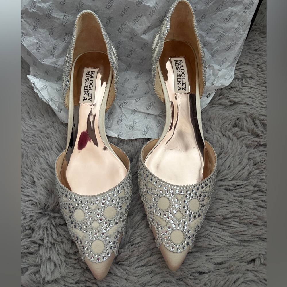 Badgley Mischka Ginny  Embellished Heels